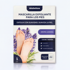 Mascarilla exfoliante para pies MielleGlow