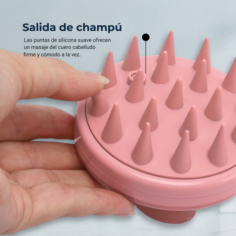 ScalpCare – Cepillo exfoliante para el cuero cabelludo MielleGlow